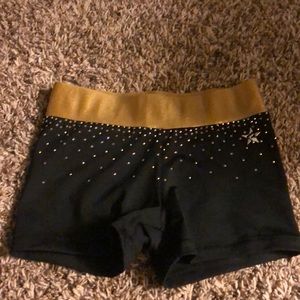 rebel athletic rhinestone spandex